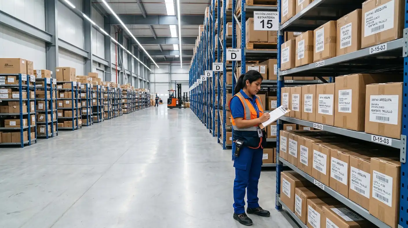 Control de encomiendas en depósito de empresa de buses interprovinciales, gestión sin sistema de trazabilidad