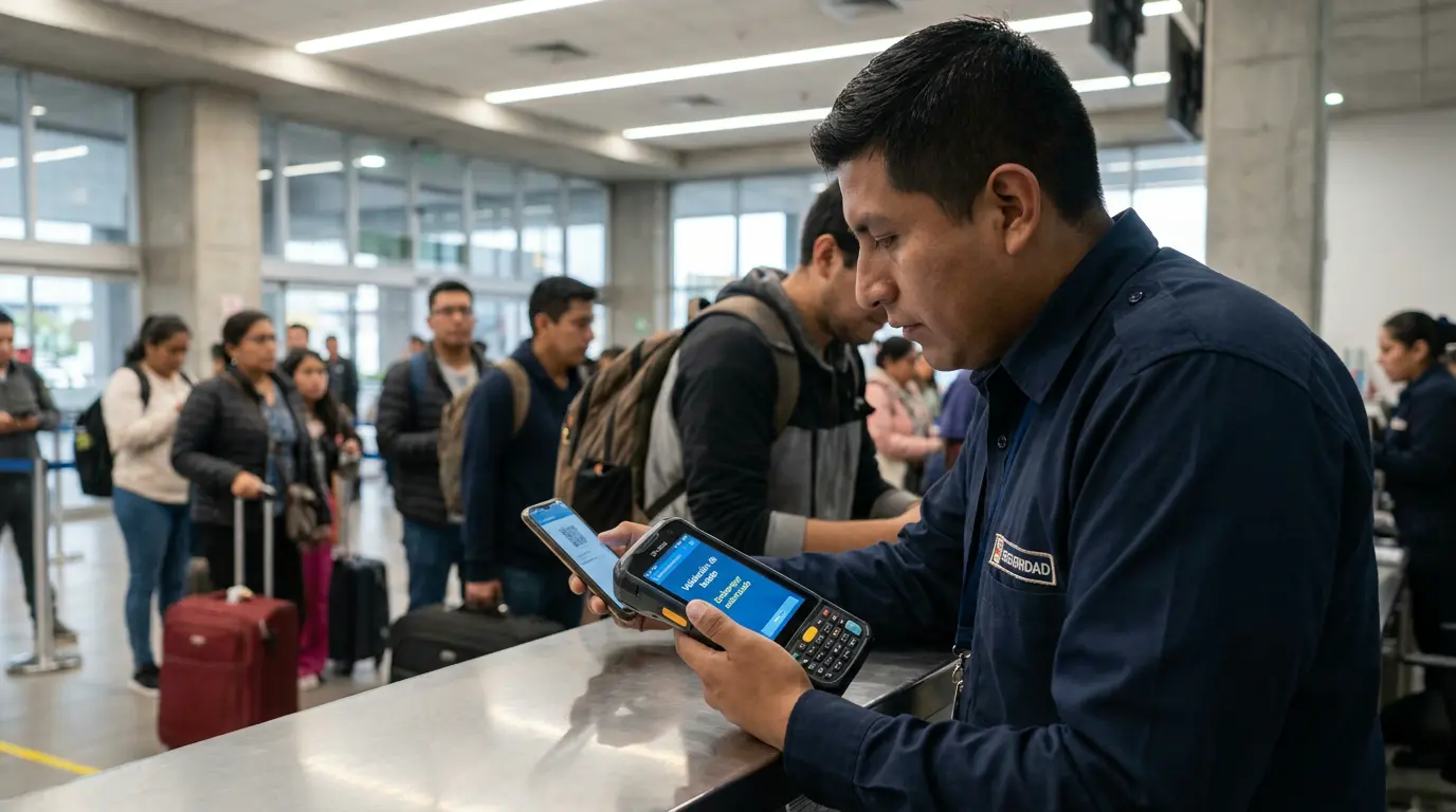 Cómo mejorar la experiencia del pasajero con tecnología 2 Validación digital de boleto en counter de terminal interprovincial